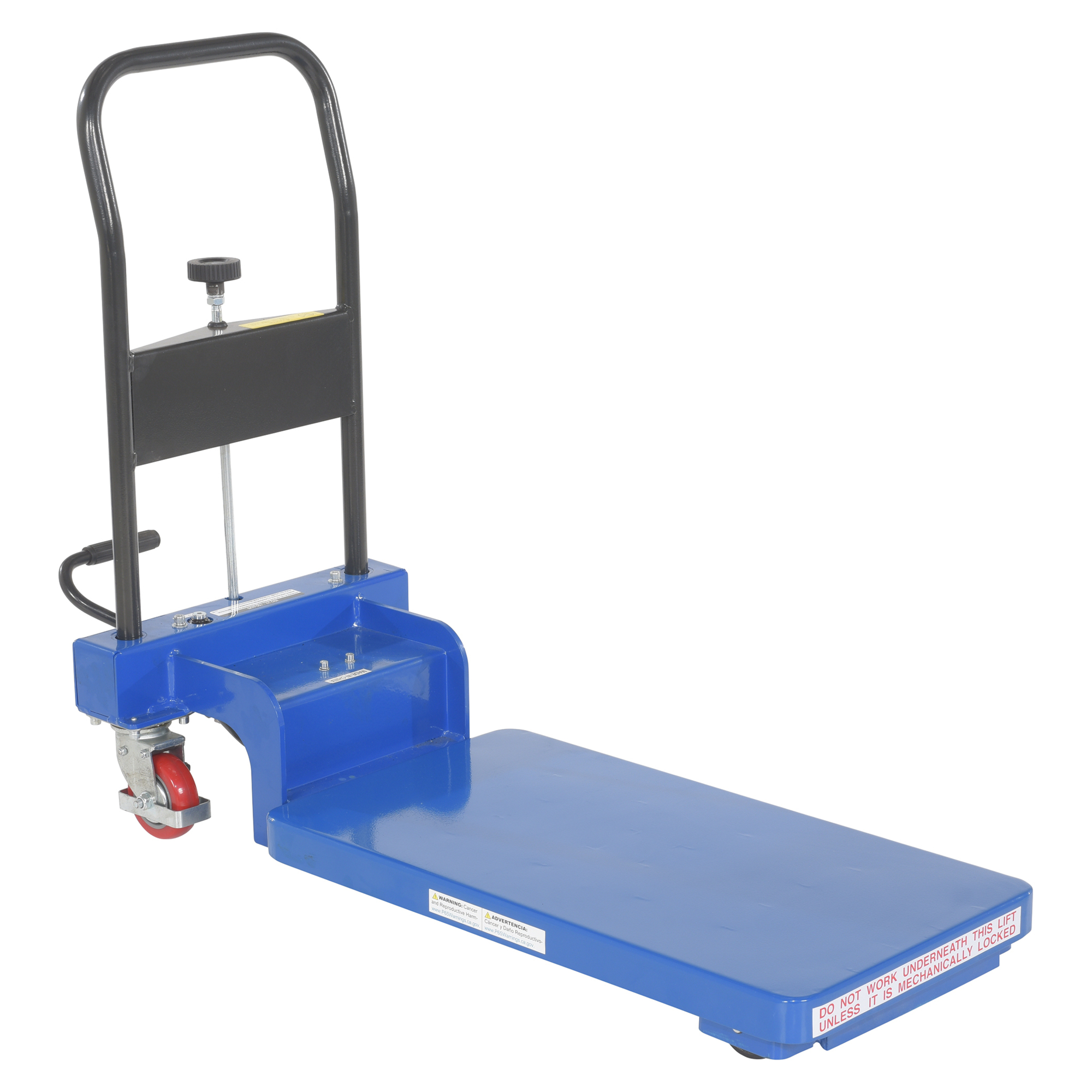 Vestil Low-Profile Scissor Cart - 200-Lb. Capacity, 3.5in. to 23.625in. Height, Auto Shift, Model# CART-200-LP-AS